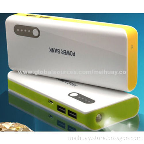Portable Charger Bank with 13,000mAh Capacity, 18650 Battery Cell